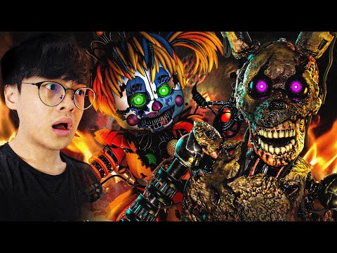 GOKIL ADA BURNTRAP! | The Glitched Attraction - Ending