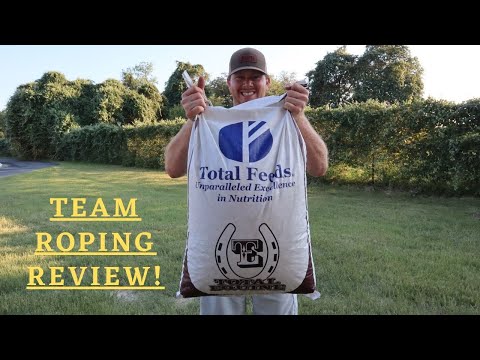 Why We Feed TOTAL EQUINE to our TEAM ROPING HORSES! // Team Roping Review!