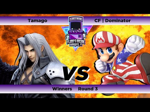 Flynn's Arcade 058 Winners Round 3 - Tamago (Sephiroth) Vs CF | Dominator (Mario) Ssbu Tournament