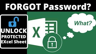 HOW TO UNLOCK Protected Excel Sheets WITHOUT Password