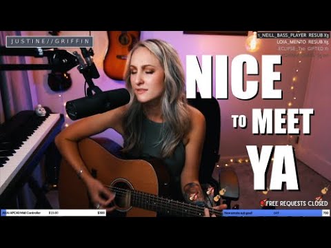Niall Horan - Nice to Meet Ya (Live Loop Cover) - Justine Griffin