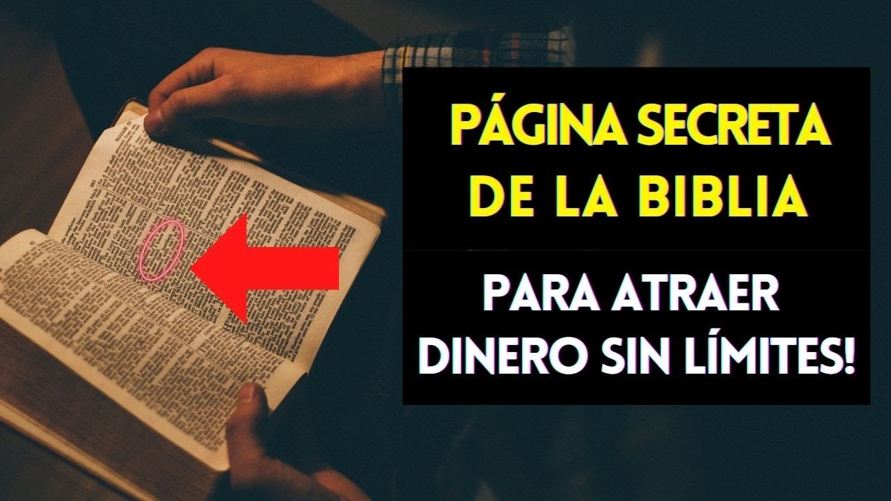 Página SECRETA DE LA BIBLIA para Atraer DINERO sin Límites | La Ley de Atracción
