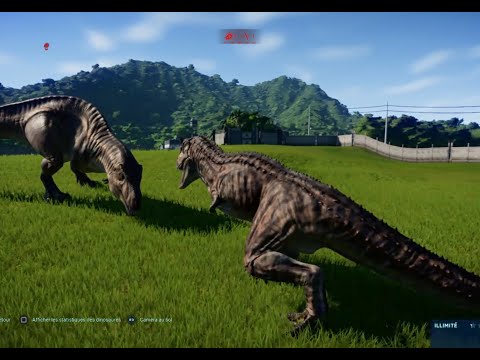 Acrocanthosaurus Vs. Carnotaurus | Jurassic World Evolution | [Ps4]