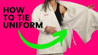 How To Tie A Karate Gi (Uniform)