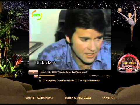 Dick Clark interviewed by Elliot Mintz for Eyewitness News 7