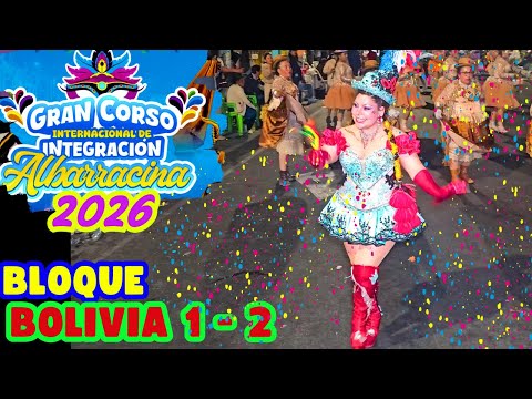 Parte 2 GRAN CORSO INTERNACIONAL DE INTEGRACION  ALBARRACINA 2026 Bloque Bolivia TACNA #viralvideo