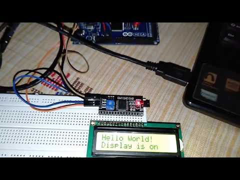 16x2 lcd control using I2C driver and Arduino (Hindi)