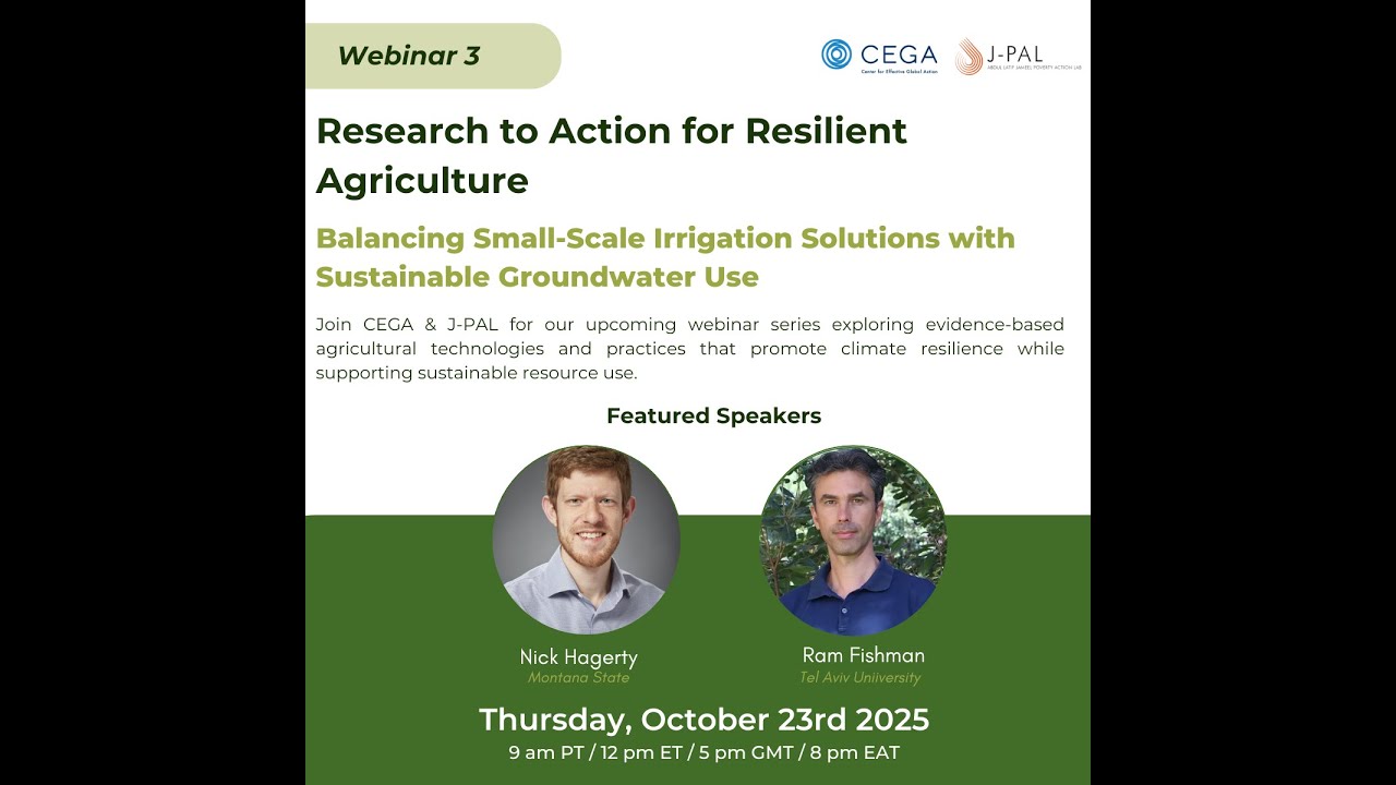 Balancing Small-Scale Irrigation Solutions with Sustainable Groundwater Use