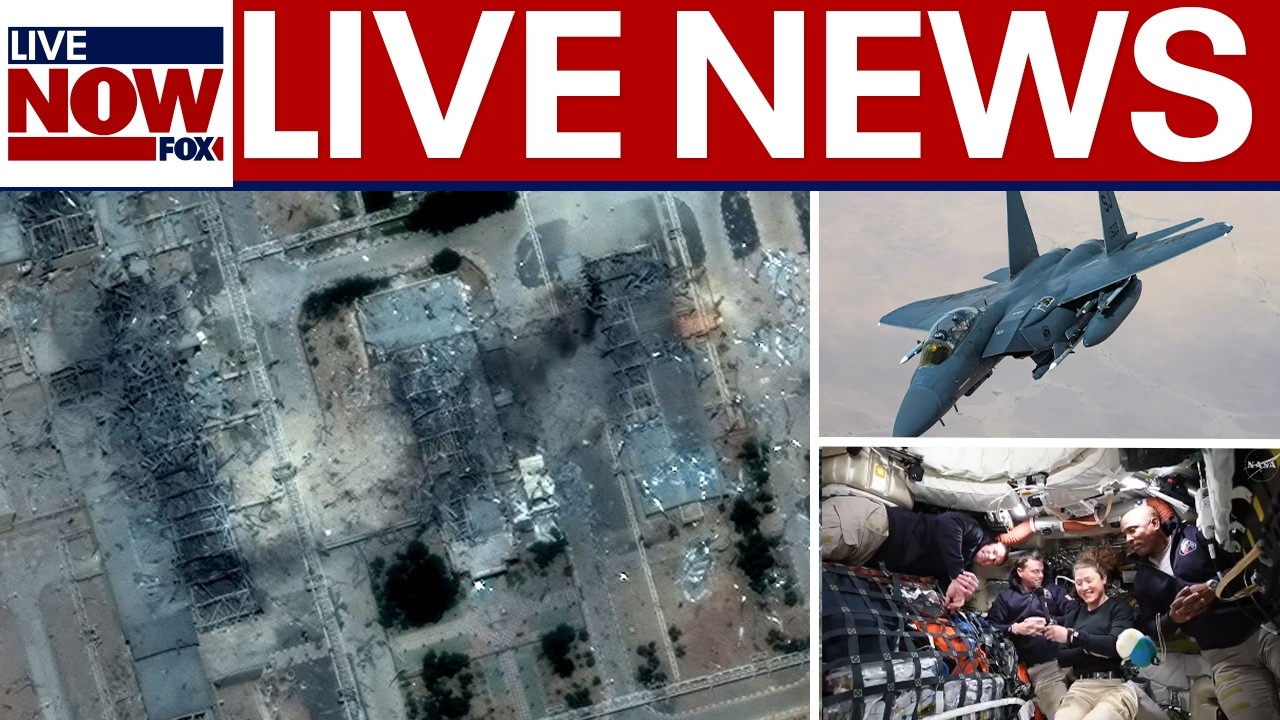 LIVE NEWS: Iran nuclear site hit, 2 US fighter jets downed, Artemis II mission updates & more