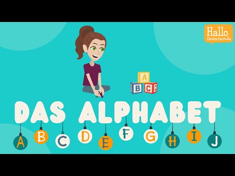 Deutsch lernen A1 | Das Alphabet | Buchstaben und Beispiele