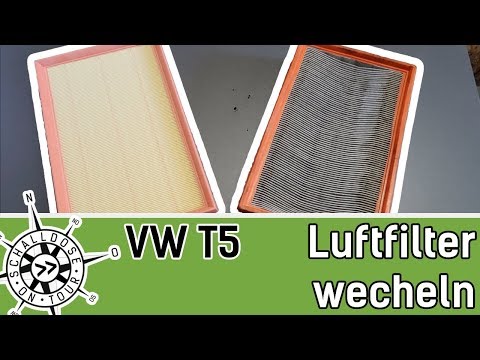 VW T5 Luftfilter wechseln || SCHALLDOSE ON TOUR
