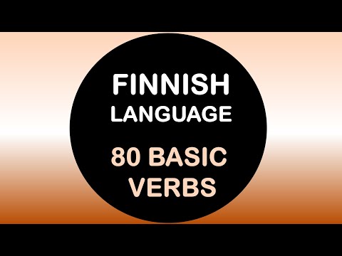 LEARN FINNISH | 80 BASIC VERBS - WITH NEGATIONS