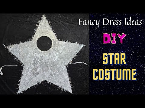 DIY Star Costume | Fancy Dress Ideas | Star Fancy Dress | How To Make Star Prop @craftthebest1
