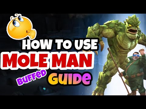 How to use Mole man effectively in MCOC || quick guide how to use mole man
