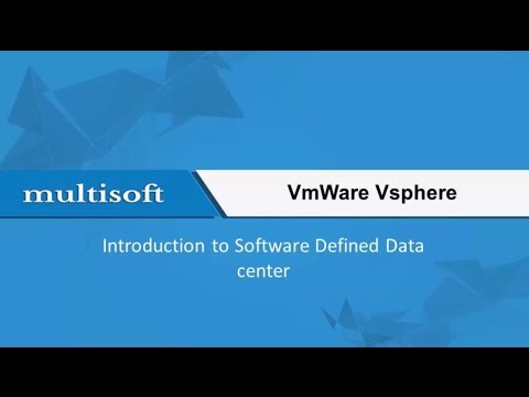 Sample Video for VMware vSphere Introduction to Software Defined Data Center 