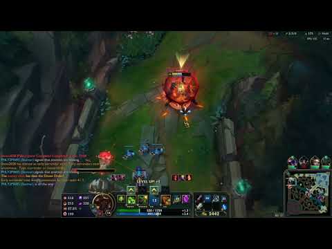 Season 11 Immortal Shieldbow Urgot does so much damage! Massive sustain vs Teemo