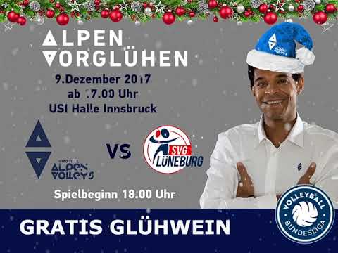 AlpenVorglühen: AlpenVolleys vs. SVG Lüneburg