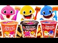 Pororo And Shark Family Let S All Eat Pinkfong Baby Shark Tteokbokki PinkyPopTOY