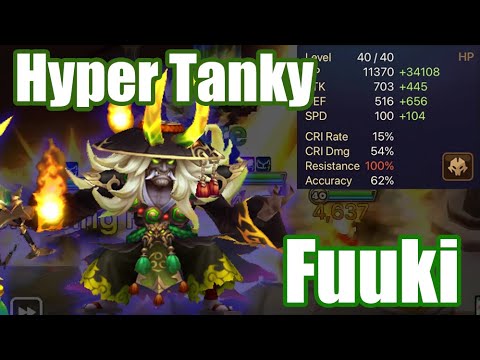 【Summoners War | Curry's RTA】Still strong? The Power Hyper Tanky Fuuki !!