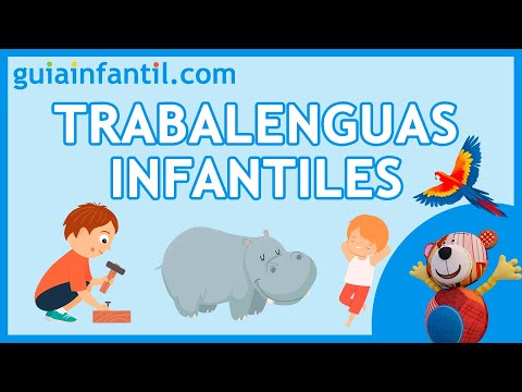 8 TRABALENGUAS cortos y fáciles para niños 👧 Juegos infantiles para mejorar la pronunciación
