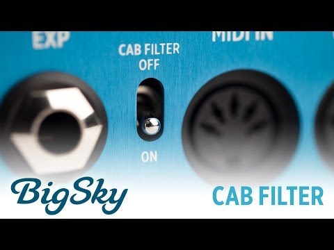 Strymon BigSky Reverb - Cab Filter demo