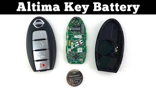 How To Change 2019 - 2023 Nissan Altima Remote Key Fob Battery - Remove Replace Replacement Tutorial