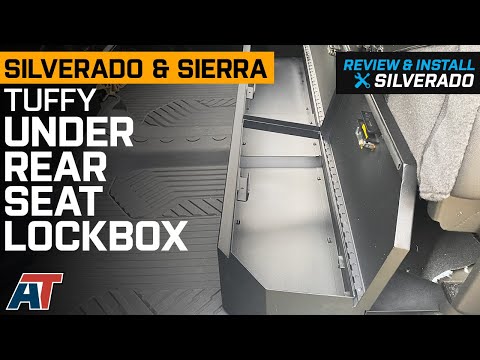 2019-2022 Silverado & Sierra 1500 Tuffy Under Rear Seat Lockbox Review & Install