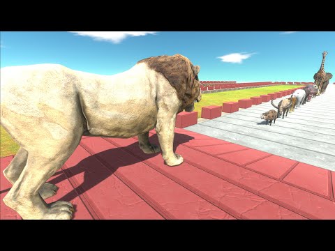 KING LION OASIS DEATH RUN - Animal Revolt Battle Simulator