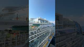 Icon of the Seas is huge 💙 #royalcaribbean #iconoftheseas #cruiseship #cruises
