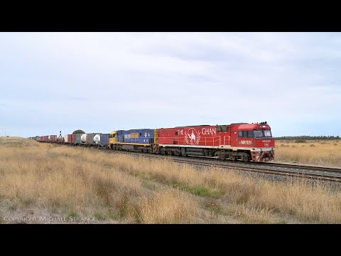 4MA5 Pacific National Intermodal Container Train (16/2/2022) - PoathTV Australian Railways