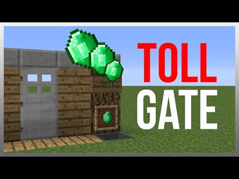 Minecraft 1.12: Redstone Tutorial - Toll Gate v2!