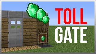 Minecraft 1.12: Redstone Tutorial - Toll Gate v2!