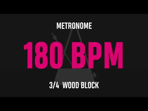 180 BPM 3/4 - Best Metronome (Sound : Wood block)
