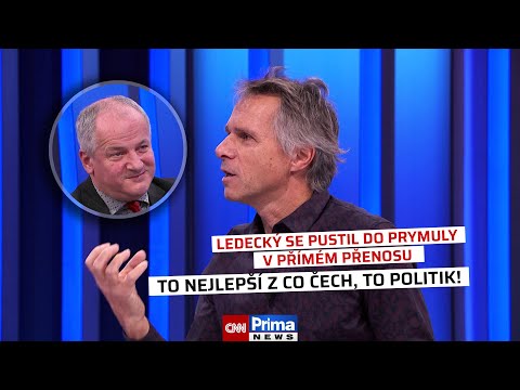 Ledecký se pustil do Prymuly v přímém přenosu. Podívejte se na to nejlepší z Co Čech, to politik!