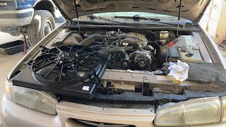 1997 Ford Thunderbird 3.8 V-6 overheating problem continued changing fan