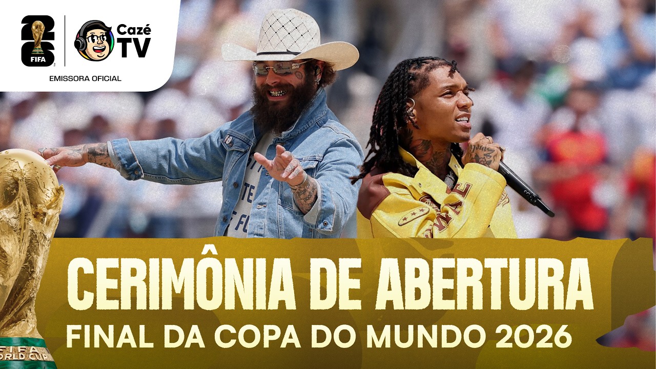 CERIMÔNIA DE ABERTURA DA FINAL DA COPA COM POST MALONE E SWAE LEE | COPA DO MUNDO FIFA™ 2026