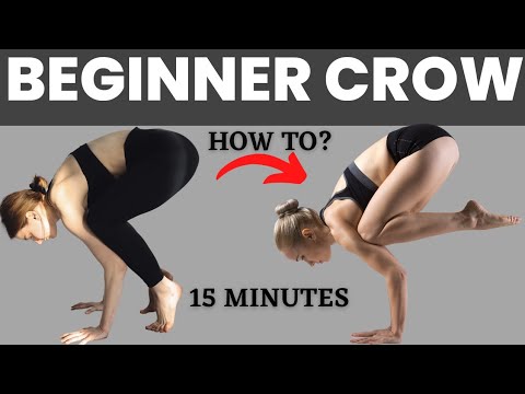 How To Do Crow Pose - The EASIEST way with blocks and a cushion!