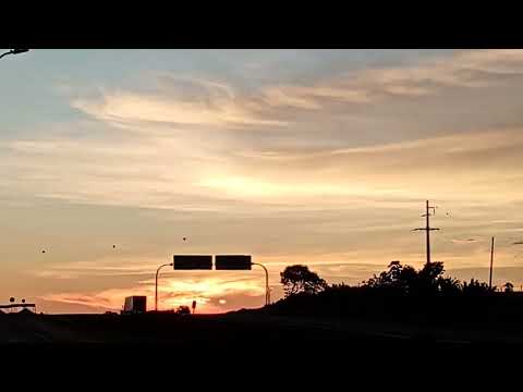 Linda manhã,  e o nascer do sol em Ubiratã no Paraná 