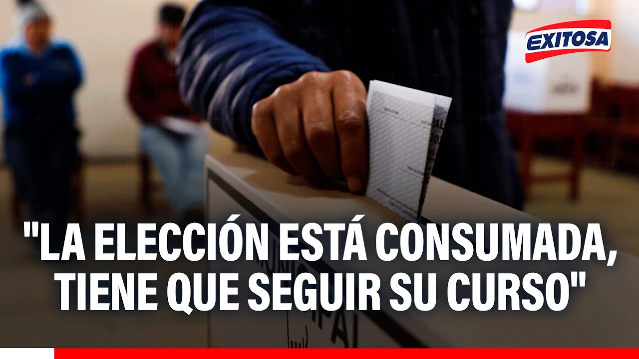 🔴🔵 José Tello: "Ya estamos ante una elección consumada y tiene que seguir su curso"