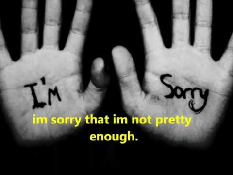 im sorry that i cared