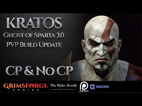 ESO DK "KRATOS" Ghost of Sparta 3.0 Build Update. DW/DW CP & No CP PVP