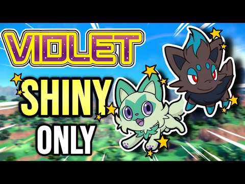 Pokemon Violet But I Can Only Use SHINY Pokemon!