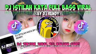 Download lagu DJ ISTILAH KATA BY DJ RENDY REMIX FULL BASS TIKTOK VIRAL !!! TERBARU 2022 - DJ ENTE KADANG KADANG. mp3 Download lagu DJ ISTILAH KATA BY DJ RENDY REMIX FULL BASS TIKTOK VIRAL !!! TERBARU 2022 - DJ ENTE KADANG KADANG. mp3