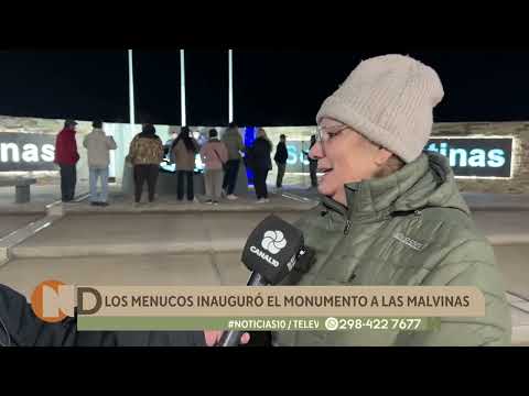 Los Menucos inauguró el monumento a las Malvinas