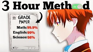 How to ACTUALLY Study Only 3 Hours and Still Get Perfect Grades