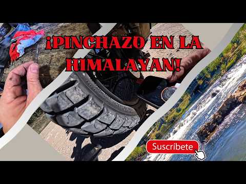 Pinchamos en plena aventura... pero llegamos a las cascadas de Necochea