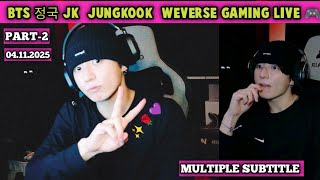Download lagu 🔴[ENG SUB]  BTS JUNGKOOK JK Live on Weverse Part-2 (04.11.2025) RM, Jin, SUGA, J-Hope, Jimin, V #jk mp3