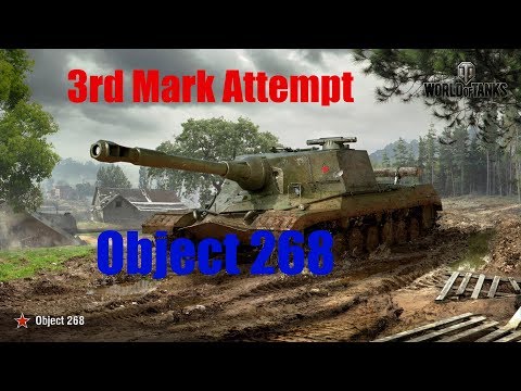 3rd Mark Attempt, Object 268, 3 7K+ damage games in a row [World of tanks PS4]