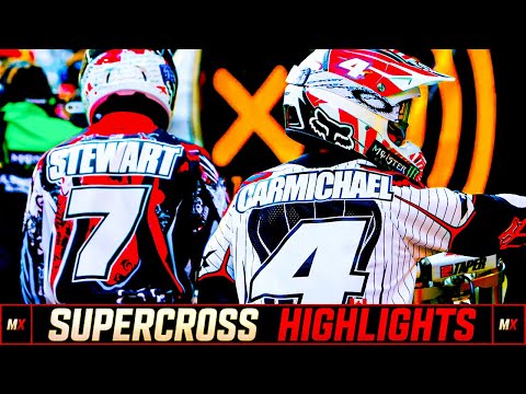 RICKY CARMICHAEL VS JAMES STEWART - 2007 SUPERCROSS
