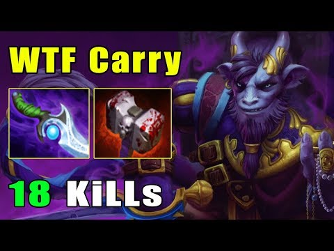 WTF Cancer [Riki] Safelane Crazy Plays No Mercy 18KiLLs (FullGame Dota2 7.22G)
